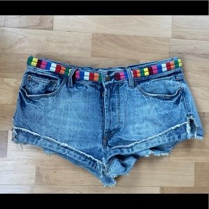 Free People Short Shorts Sz 26